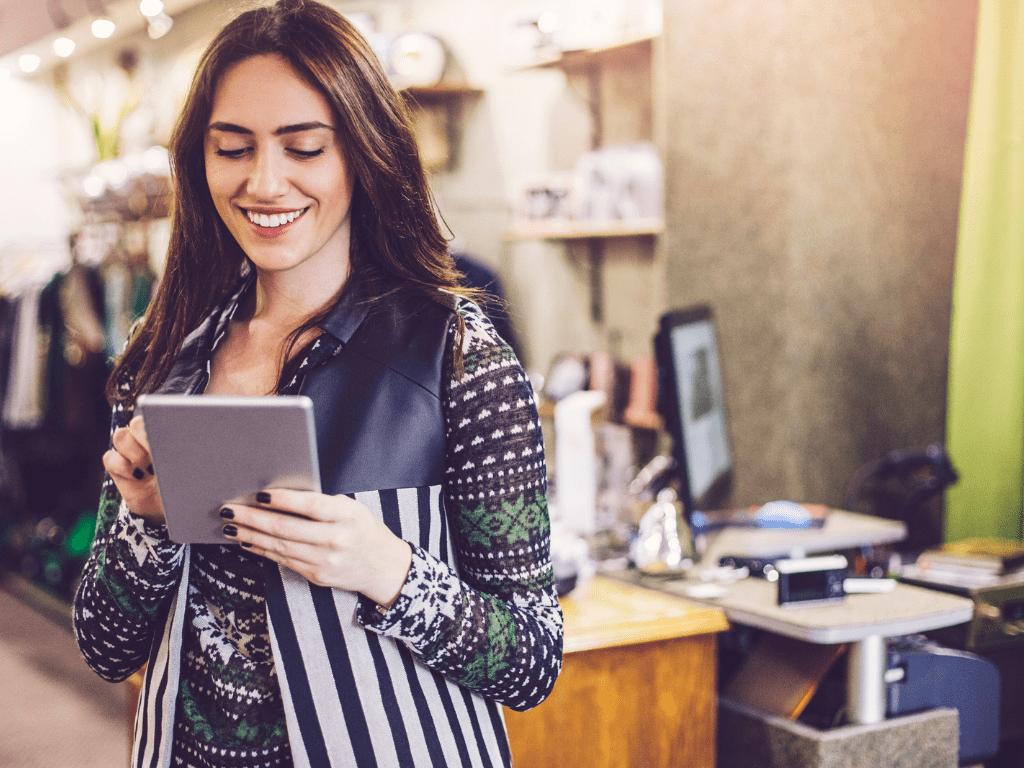 small businesses owners with data solutions